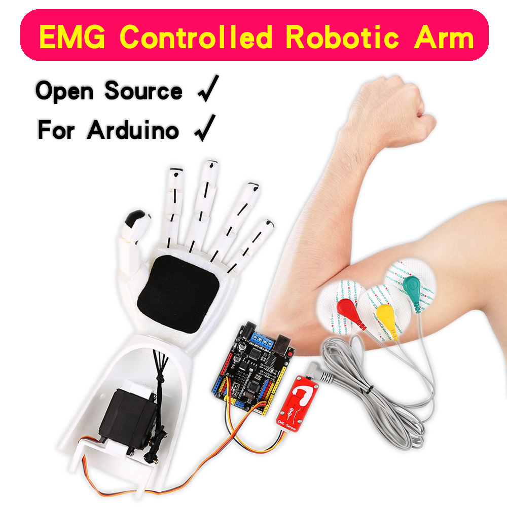 Arduino Robot - Sensor EMG lengan robot Sensor sinyal