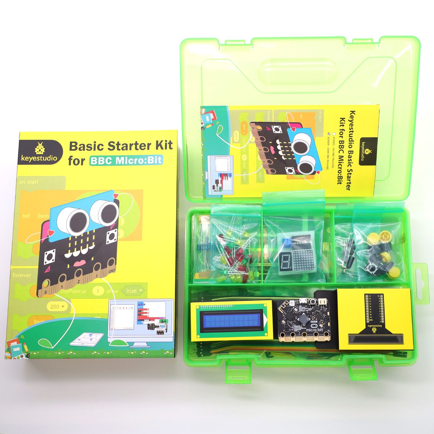 Microbit Robot - KEYESTUDIO Micro:bit V2 Kit pemula dasar
