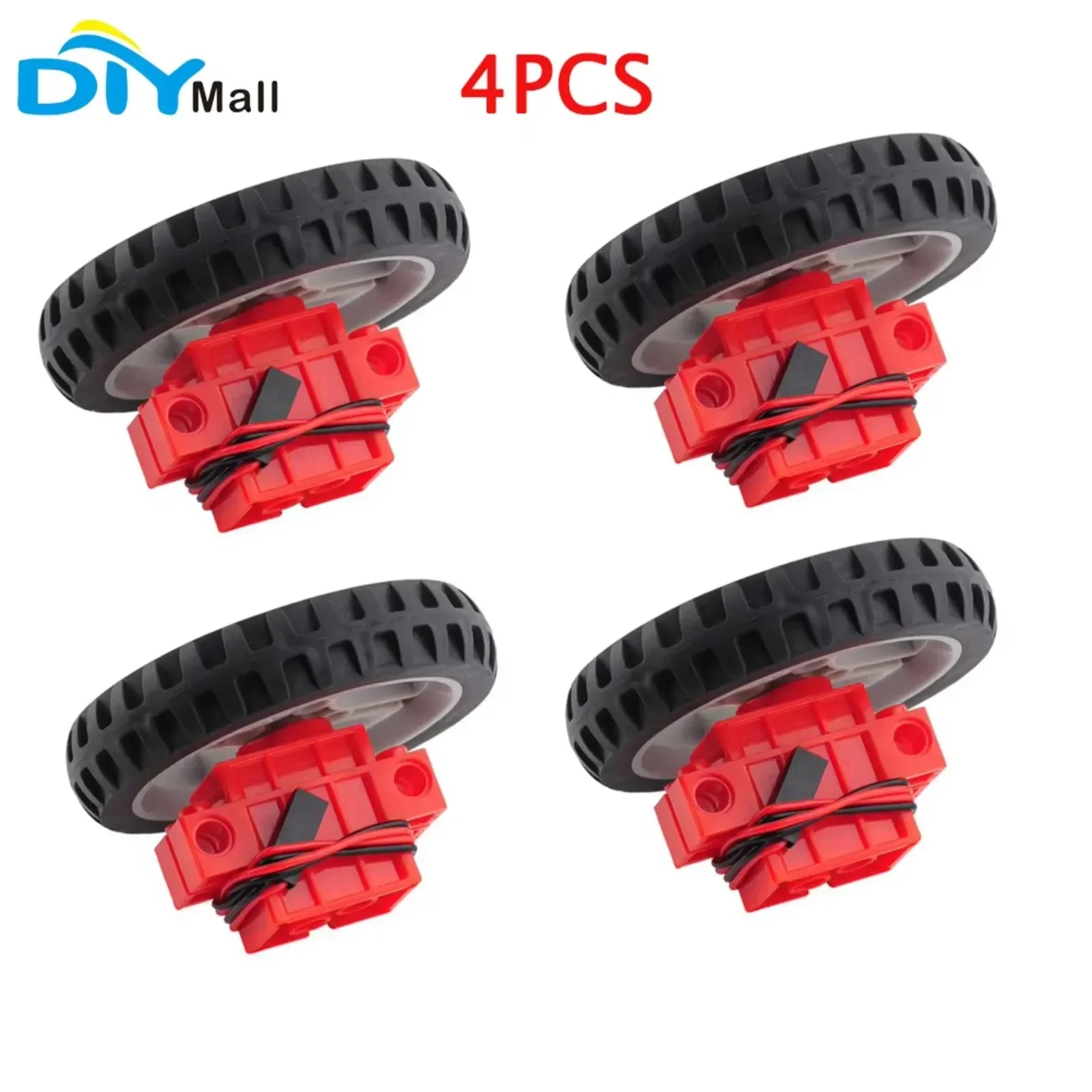 Microbit Robot - Geekservo Motor Merah 360 Derajat yang