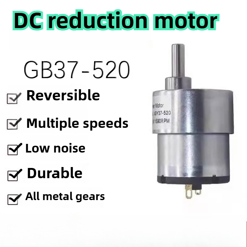 Dc Motor - Motor Roda Gigi DC 12V/24V 7RPM