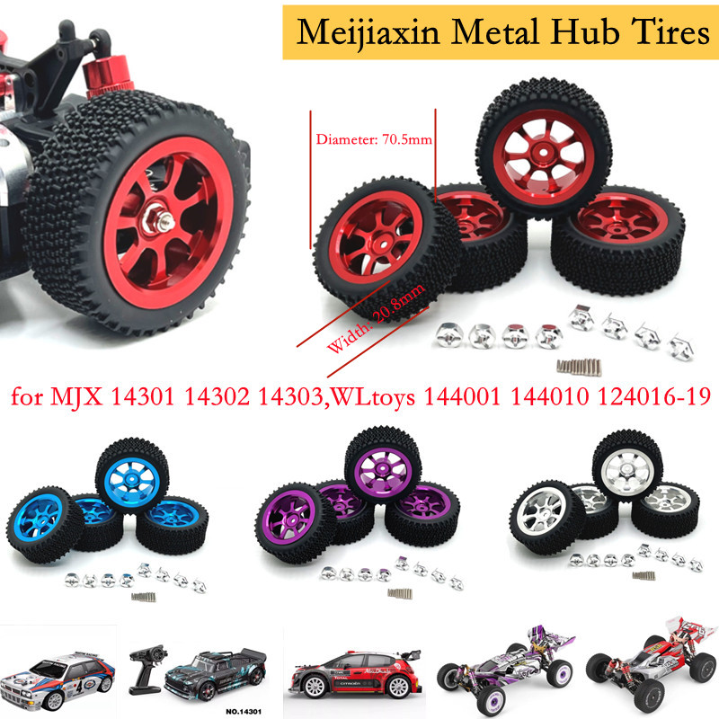 Omni Wheel - Roda dengan Hub Logam untuk MJX