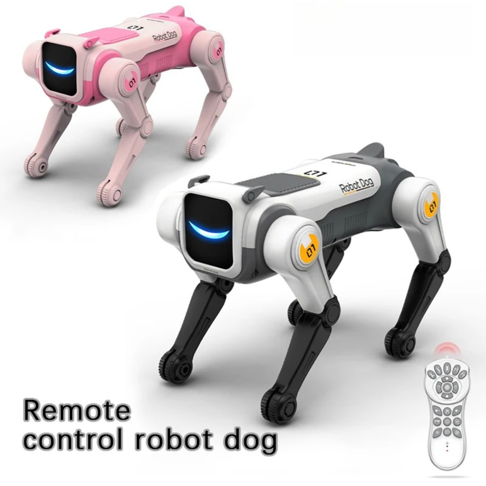 Robot Remote Control - Robot Anjing Bionik yang Dikendalikan dengan