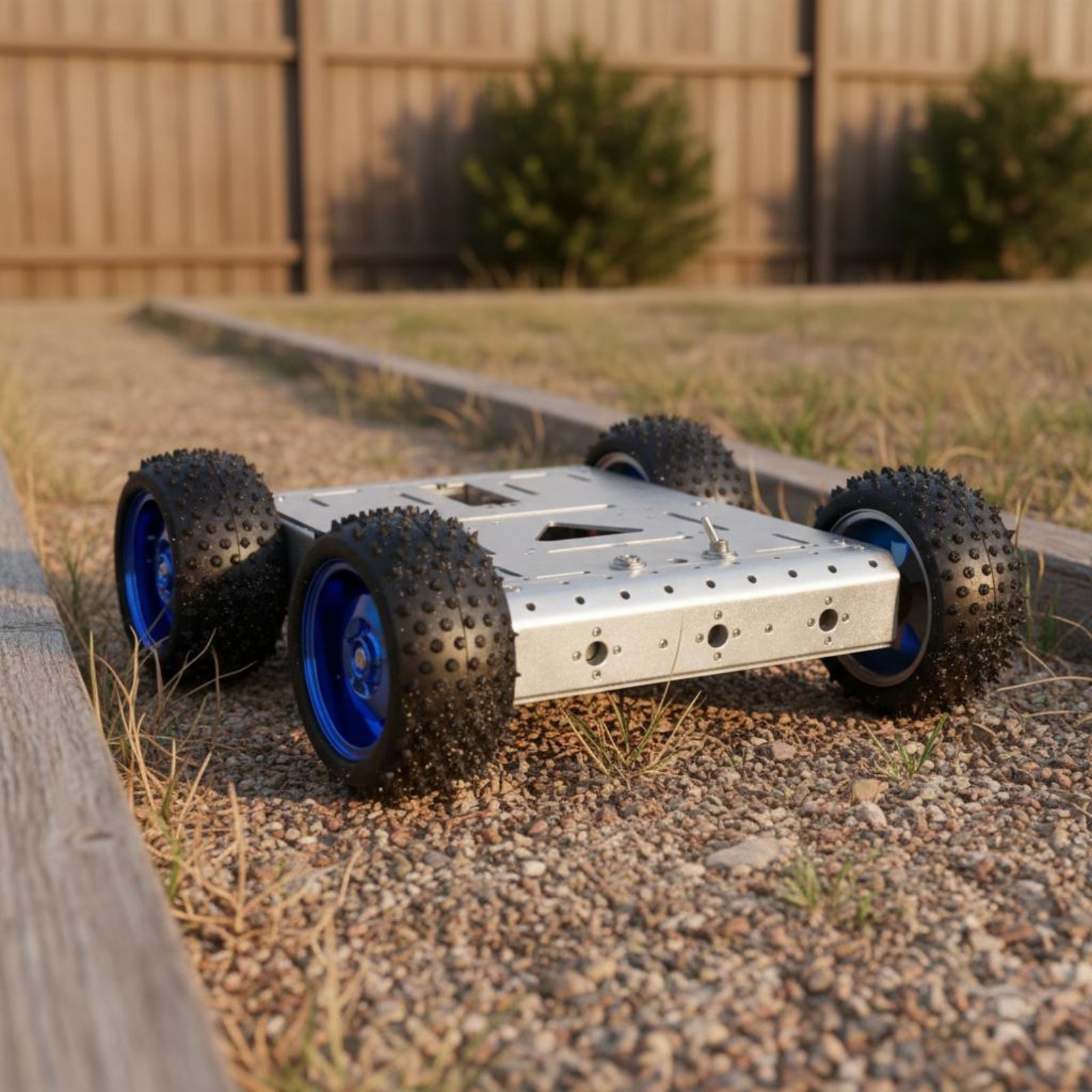 Robot Wheel - Sasis Mobil Pintar 4WD Kapasitas Beban