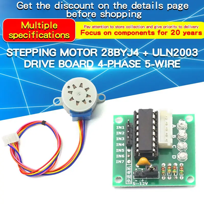 Uln2003 Driver - 1 Buah 28BYJ4 Motor Stepper ULN2003