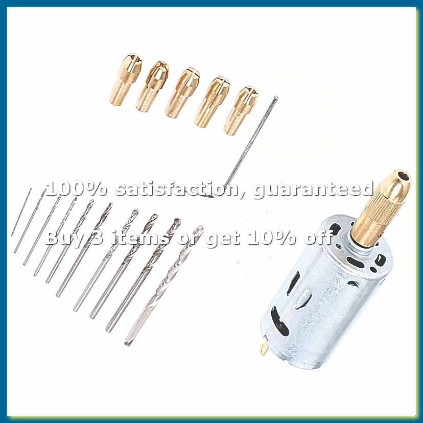 Dc Motor - Set Mata Bor Tangan Elektrik Mini