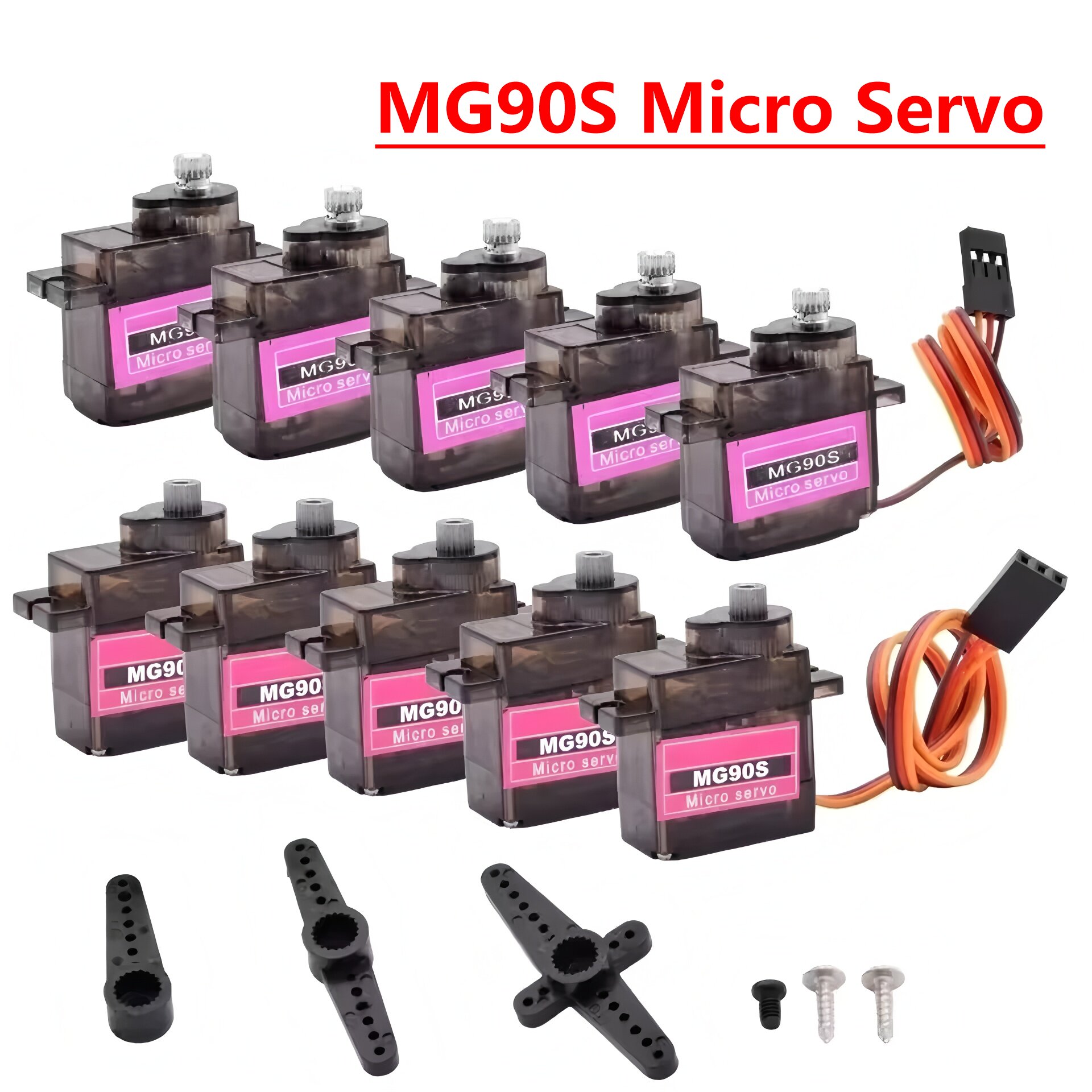 Sg90 Servo - 4/5/10/20 Buah MG90S Motor Servo Mikro