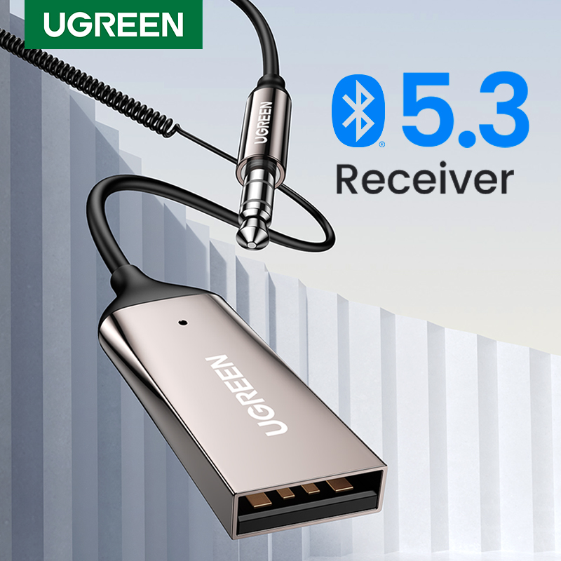 Robot Bluetooth Car - UGREEN penerima Bluetooth 5.3, adaptor Hands-Free