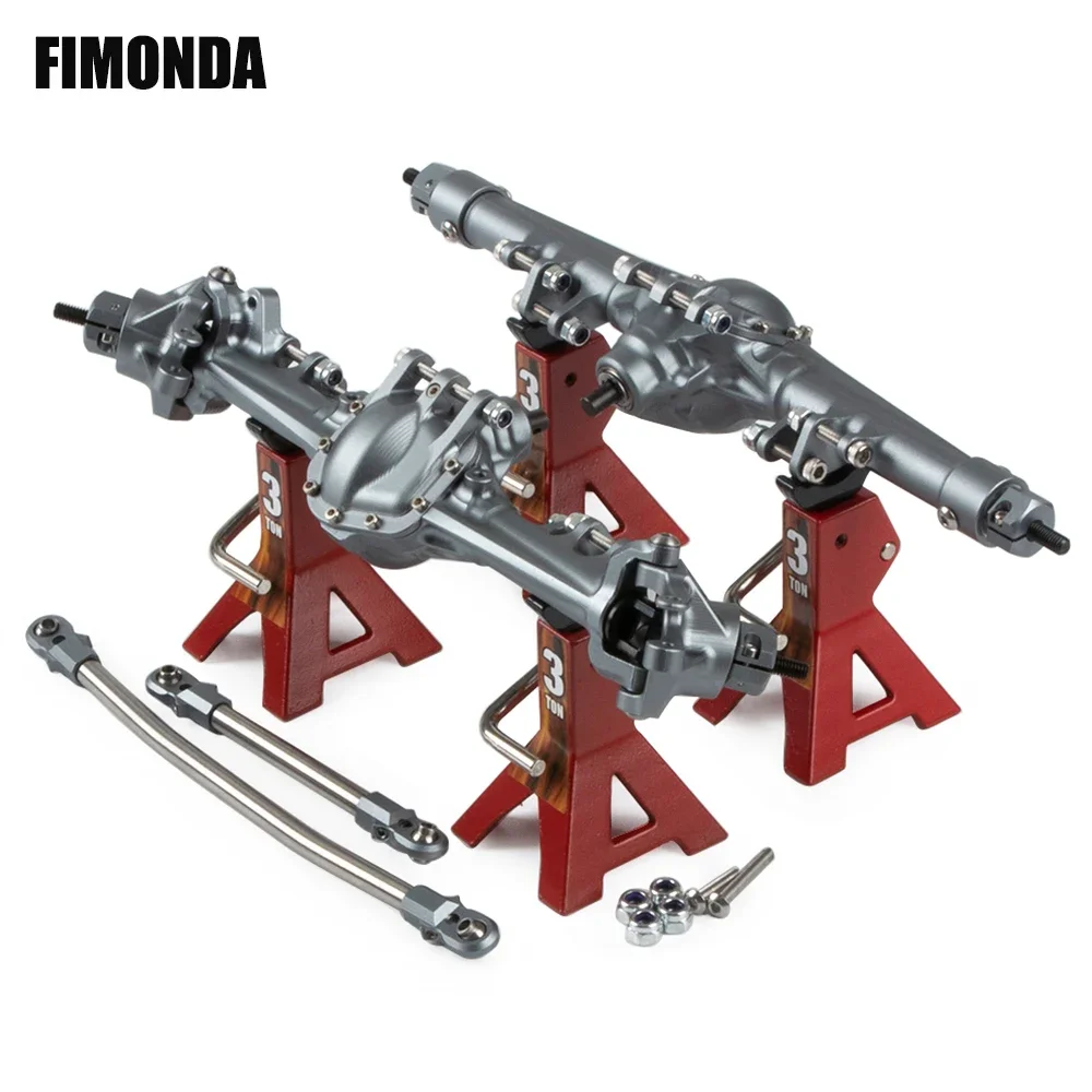 Servo Bracket - Axle depan belakang alumunium CNC terintegrasi,