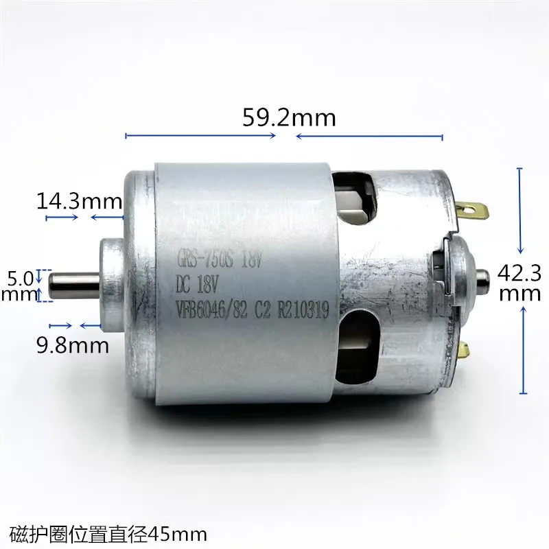 Motor DC Kecepatan Tinggi 18V  - Dc Motor ulasan dan harga