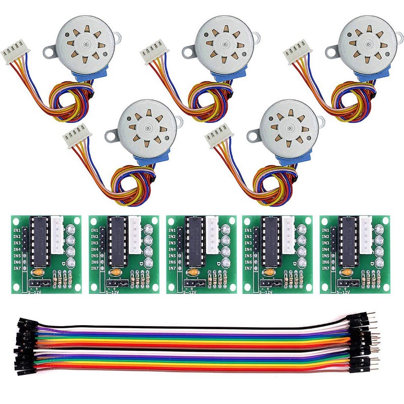 5set ULN2003 28BYJ-48 5V Motor - Uln2003 Driver ulasan dan harga