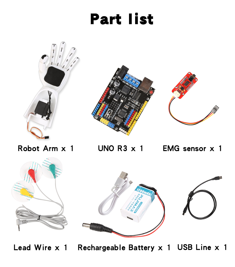 Sensor EMG lengan robot Sensor - Arduino Robot ulasan dan harga