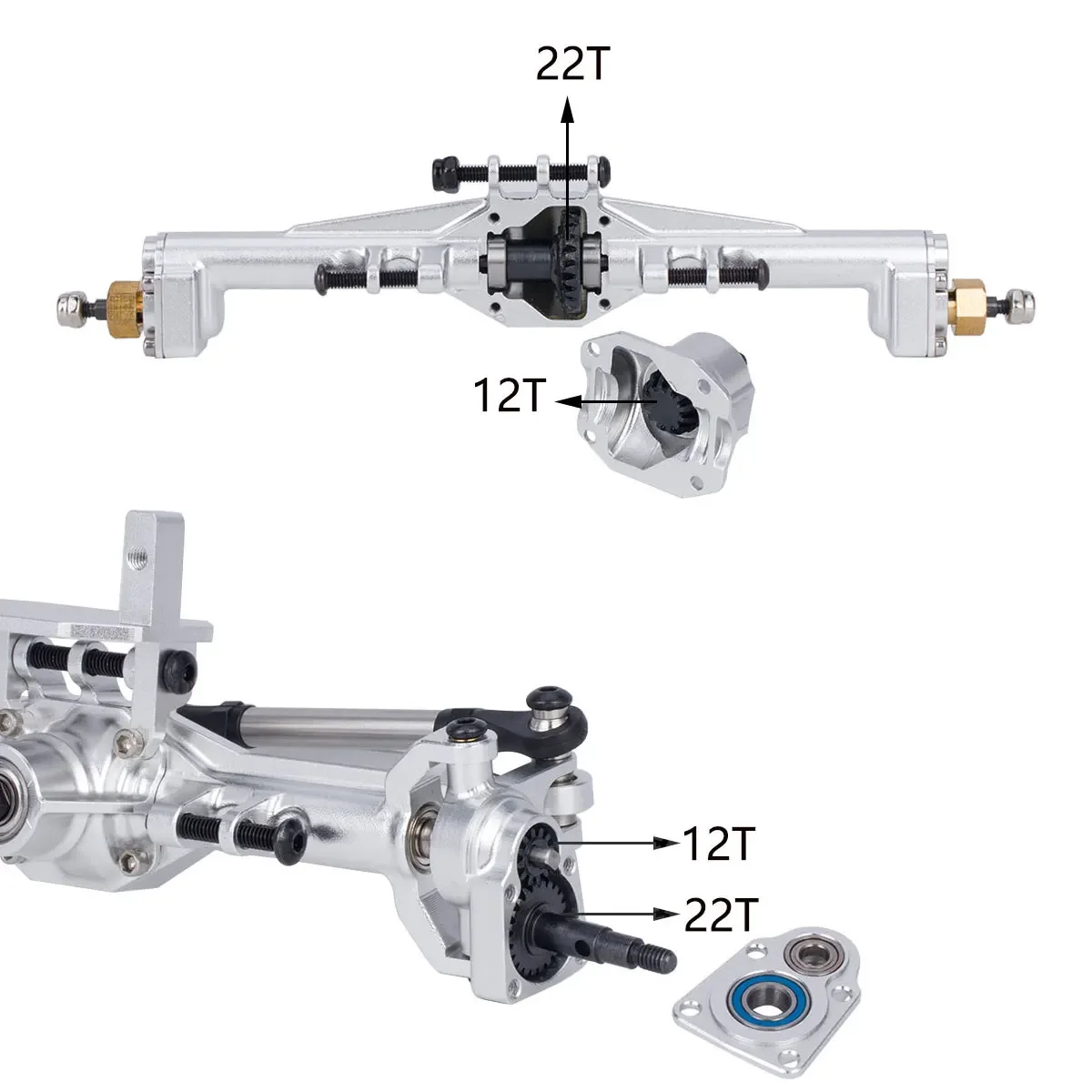 Aluminium CNC Portal Axles + 1 - Servo Bracket ulasan dan harga
