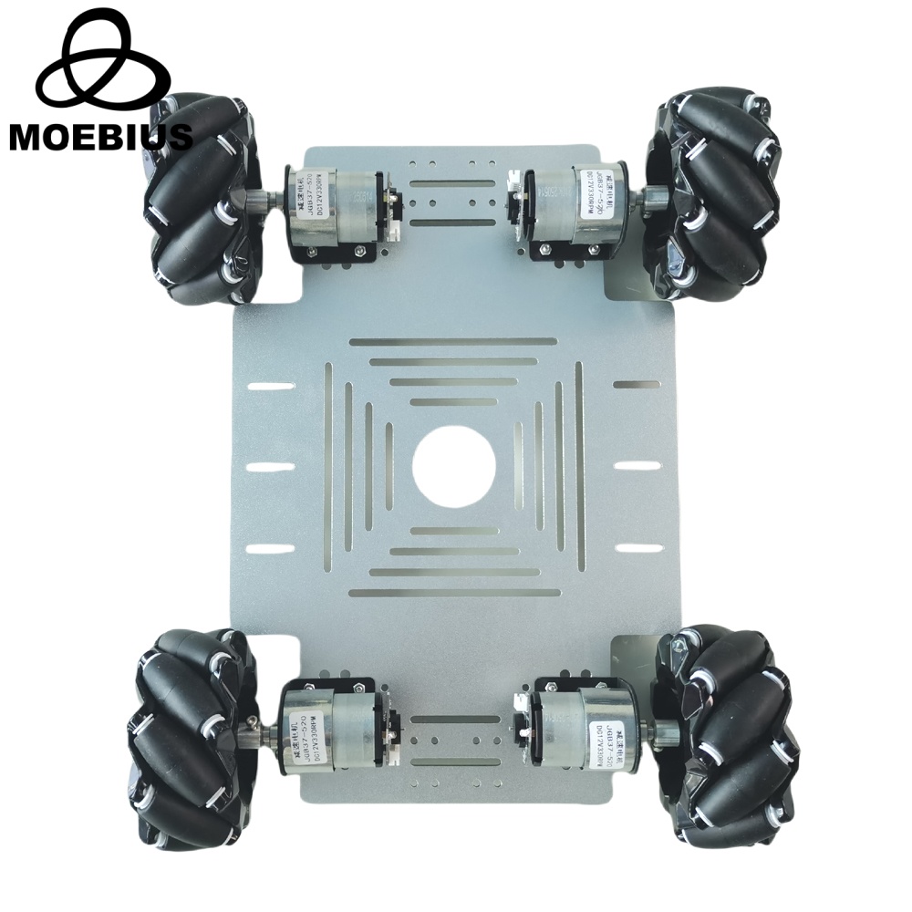 Kit Mobil Robot Roda Mecanum 4 - Arduino Robot ulasan dan harga