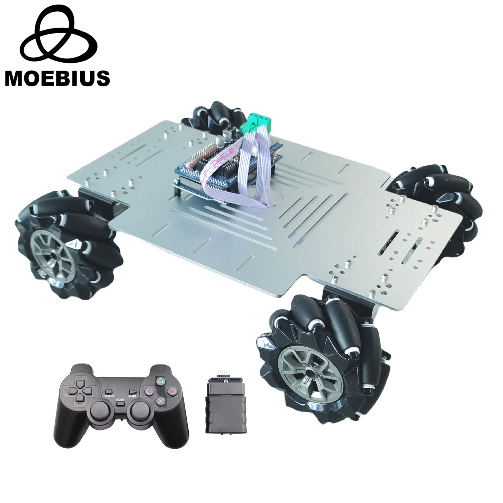 Kit Mobil Robot Roda Mecanum 4 - Arduino Robot ulasan dan harga