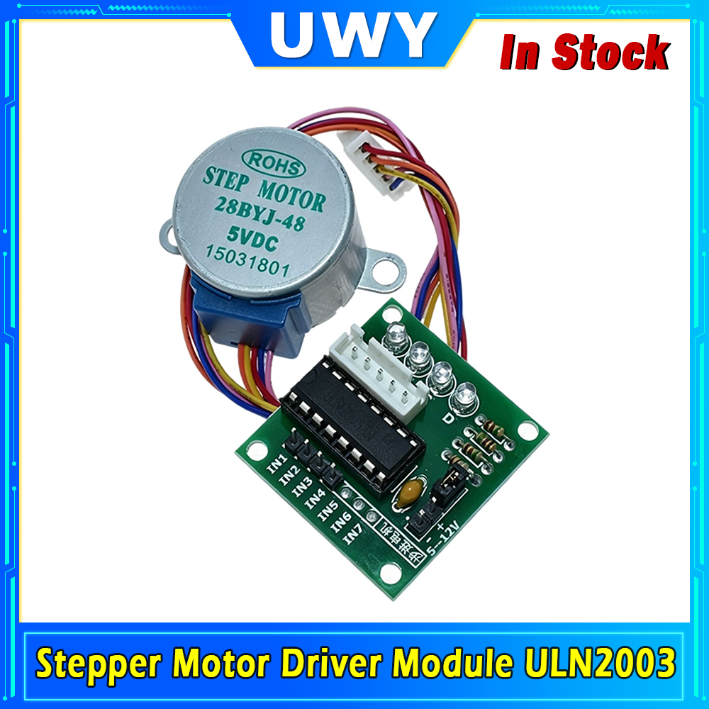 1 set Motor Stepper Mini 4 Fas - Uln2003 Driver ulasan dan harga