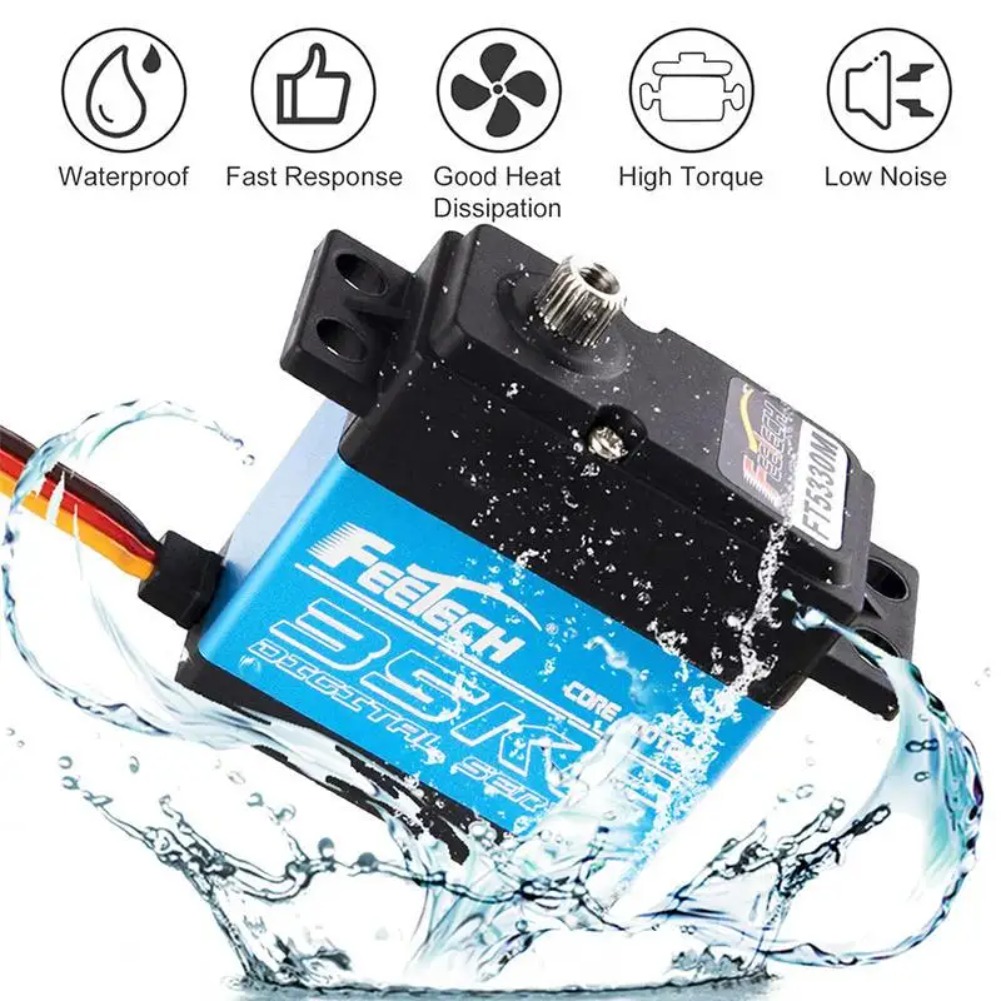FEETECH FT5330M 35KG Servo Dig - Robot Arm Metal ulasan dan harga