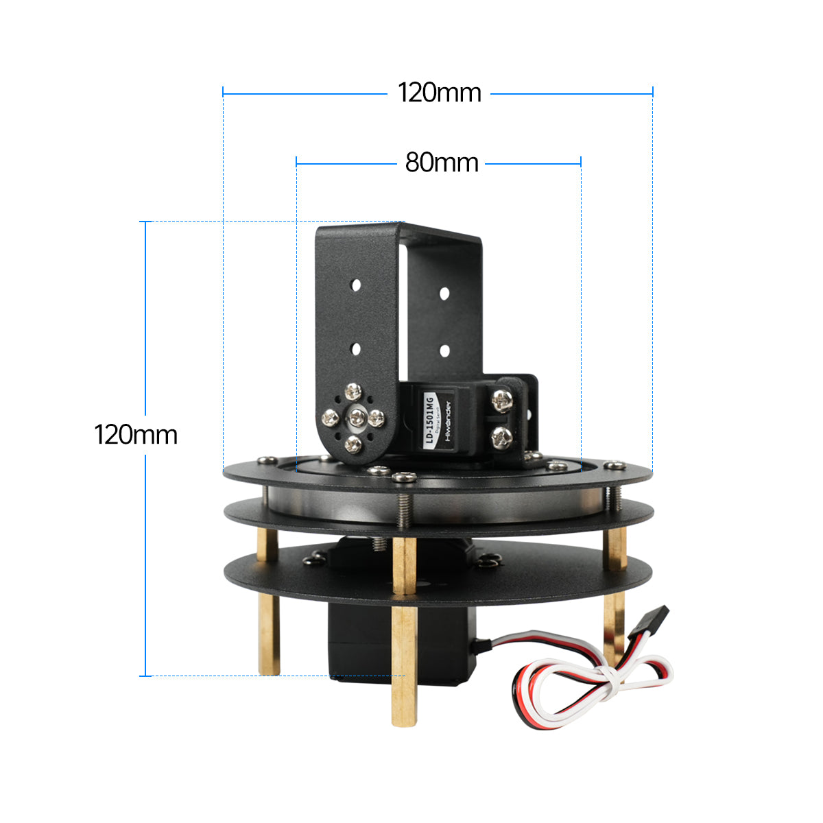 Kit Servo Digital Pan Tilt 2 D - Servo Pan Tilt ulasan dan harga