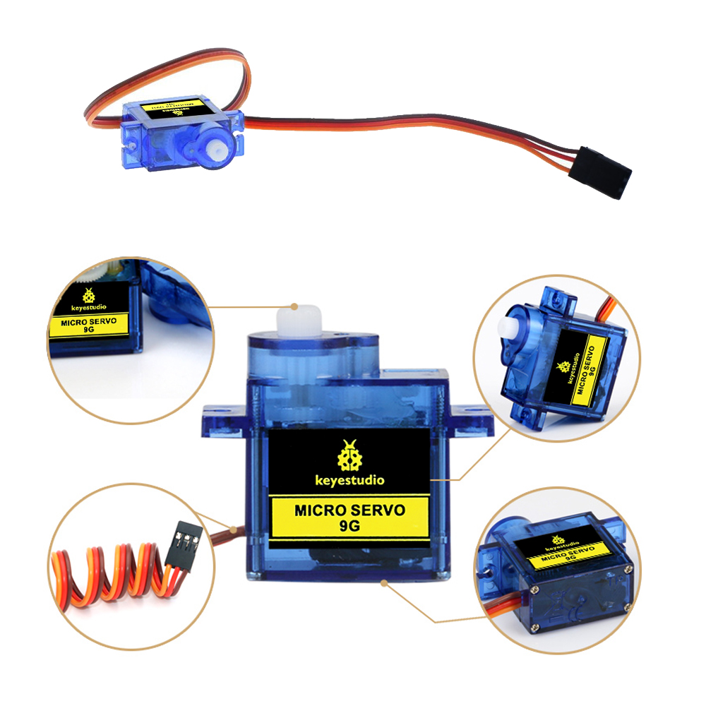 1 Buah Keyest 9G MINI SG90 90  - Sg90 Servo ulasan dan harga