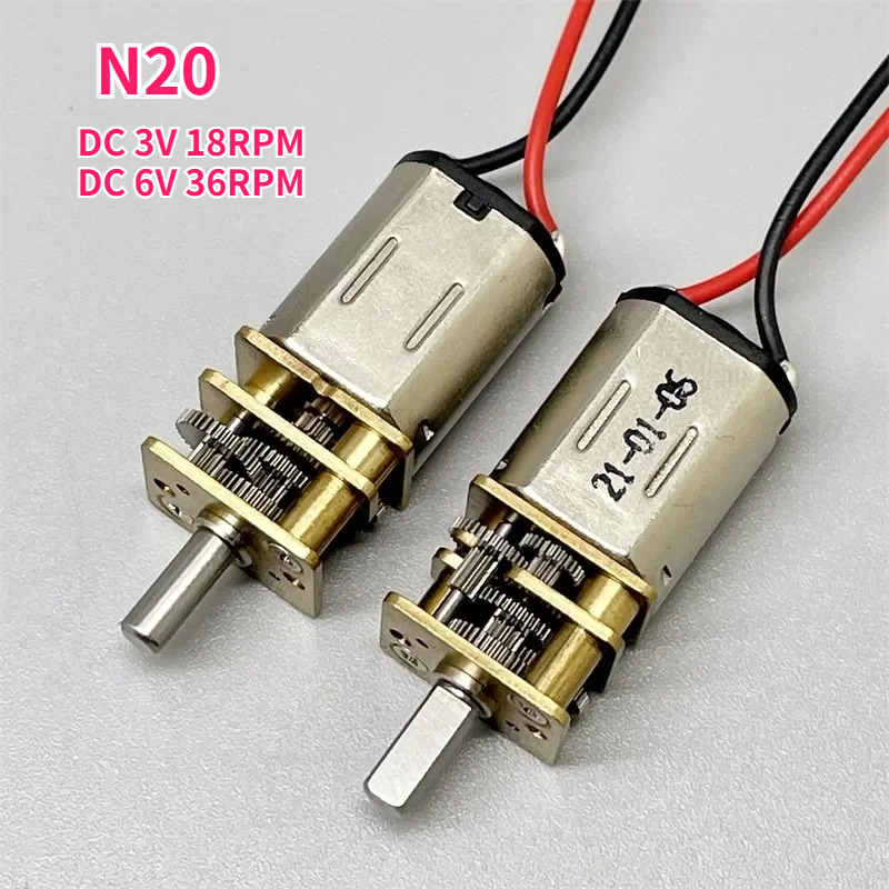 Motor Gear Mini 7mm Full Metal - Dc Motor ulasan dan harga