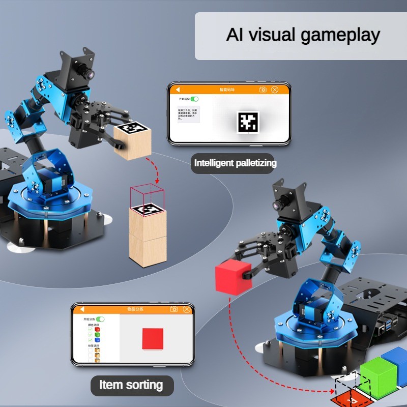 Lengan Robot 6 Dof dengan Caka - Robot Arm Kit ulasan dan harga
