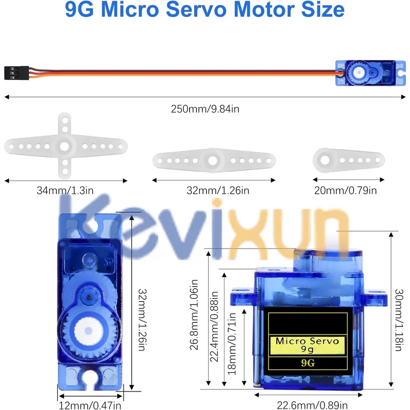 2/5/10 Buah SG90 9G Kontrol Mo - Sg90 Servo ulasan dan harga
