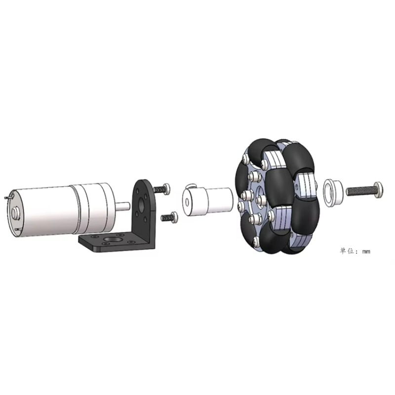 Roda Omnidirectional Logam Ful - Robot Wheel ulasan dan harga