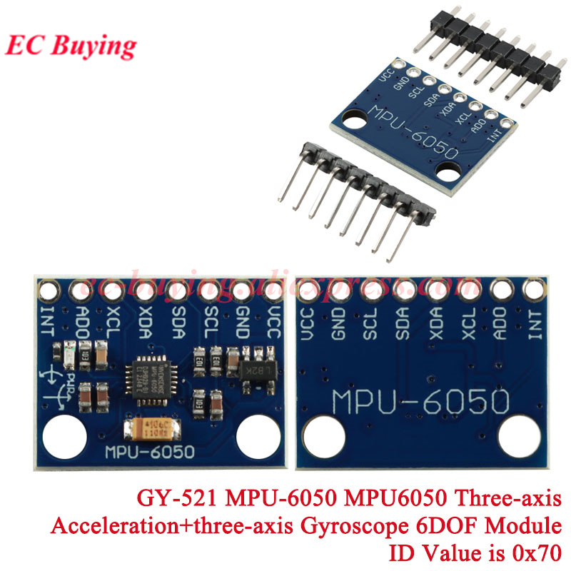 1-10 Buah GY-521 MPU-6050 MPU6 - Accelerometer Mpu6050 ulasan dan harga