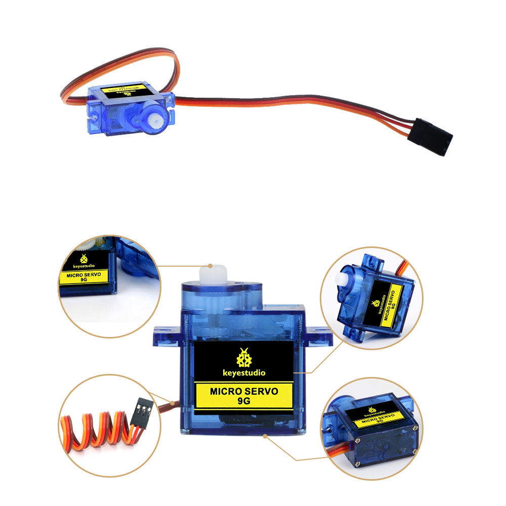 3 Buah Keymuara MINI SG90 9G 9 - Sg90 Servo ulasan dan harga