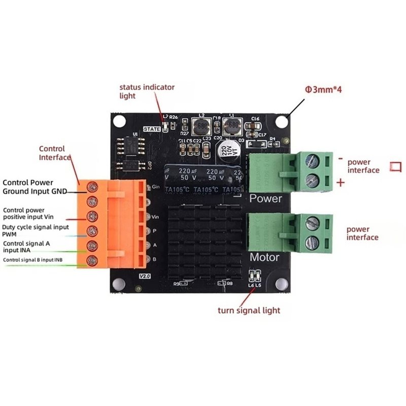 Modul Penggerak Motor DC 12/24 - Motor Driver Module ulasan dan harga