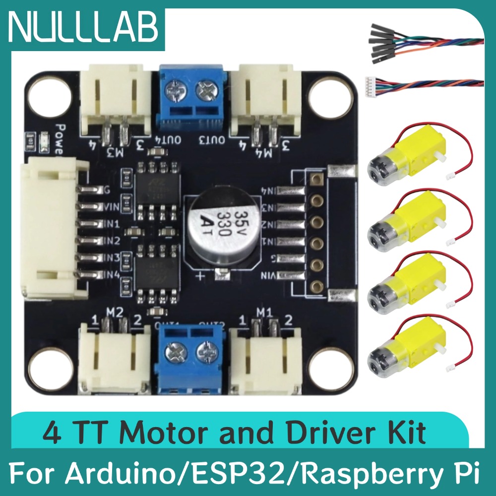 Kit Motor dan Driver 4 TT, Pen - Motor Driver L298N ulasan dan harga