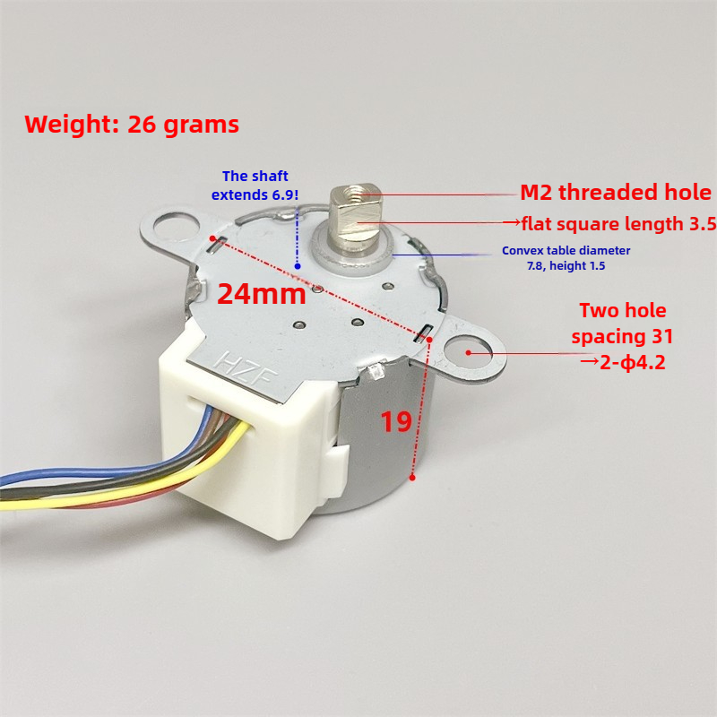 24BYJ48 DC 5V Motor Stepper Po - Dc Motor ulasan dan harga