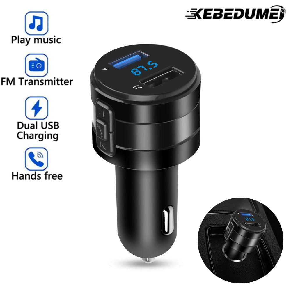 Pemancar Bluetooth 4.2 FM mobi - Robot Bluetooth Car ulasan dan harga