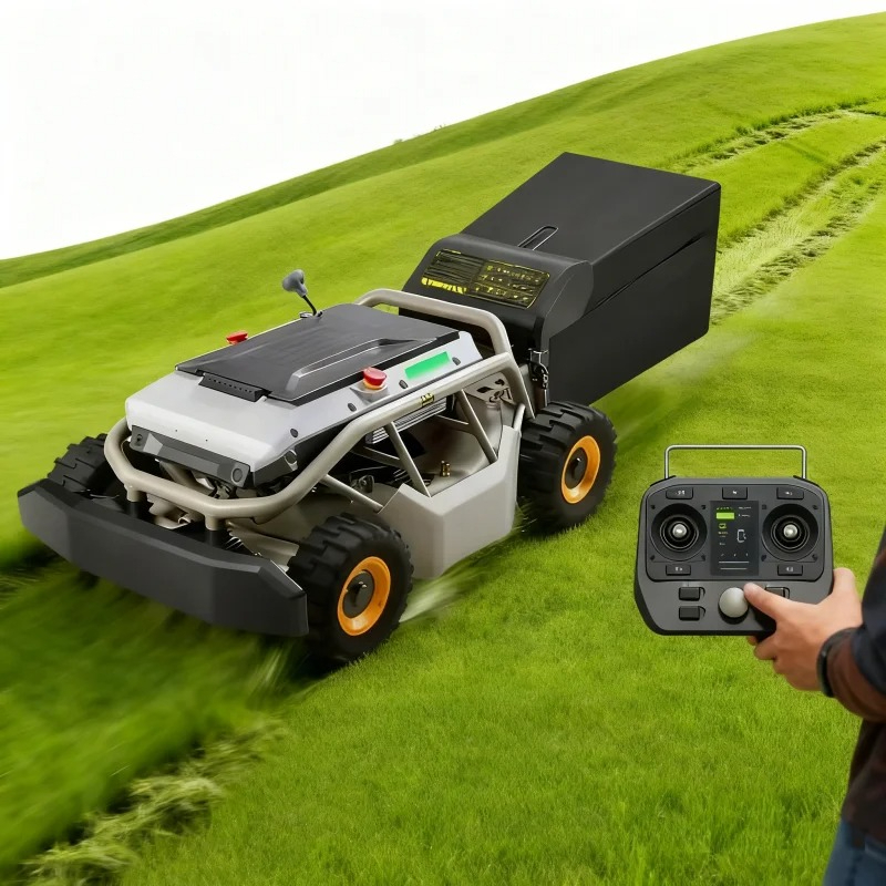 Mesin Pemotong Rumput Kendali  - Robot Wheel ulasan dan harga