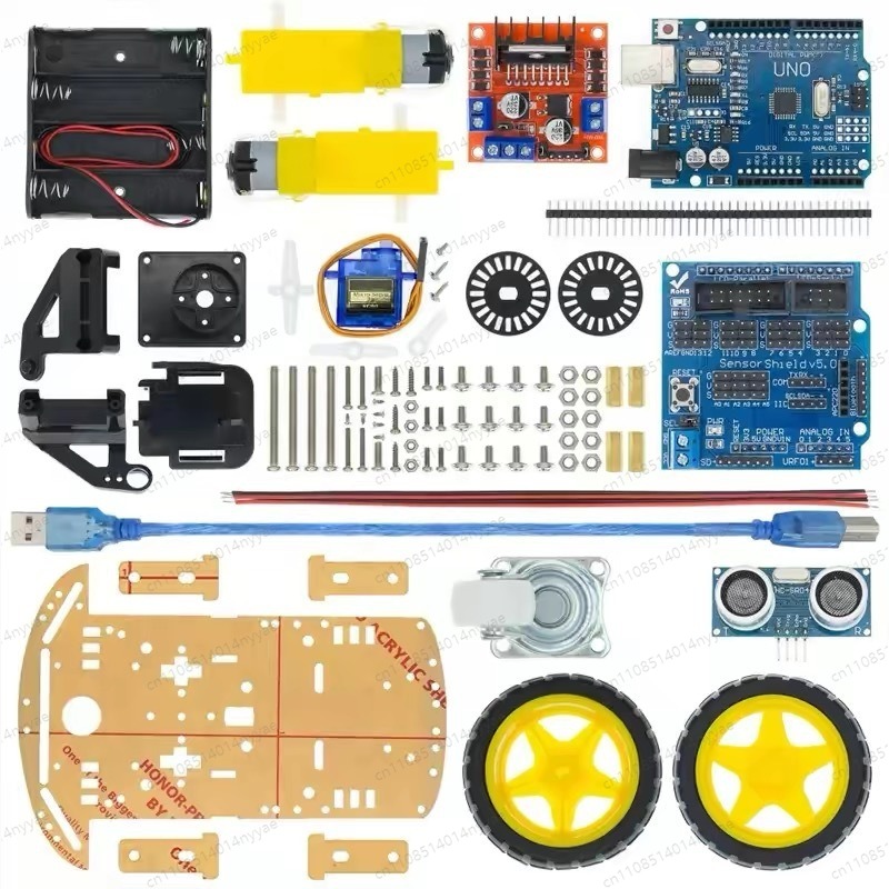 Kit Mobil Pintar 2WD 4WD, Rang - Robot Bluetooth Car ulasan dan harga