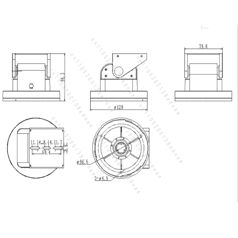 Braket Pan-Tilt Elektrik RS485 - Pan Tilt Bracket ulasan dan harga