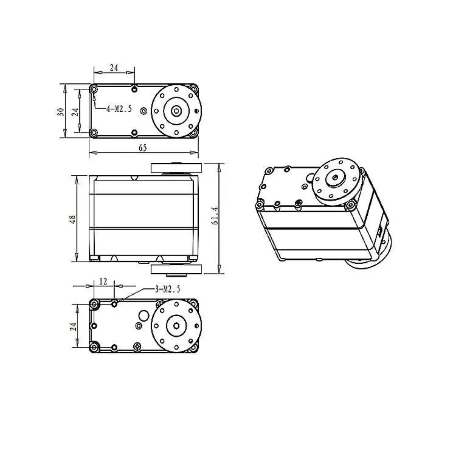 RDS51160 Servo Digital 24V 160 - Servo Bracket ulasan dan harga