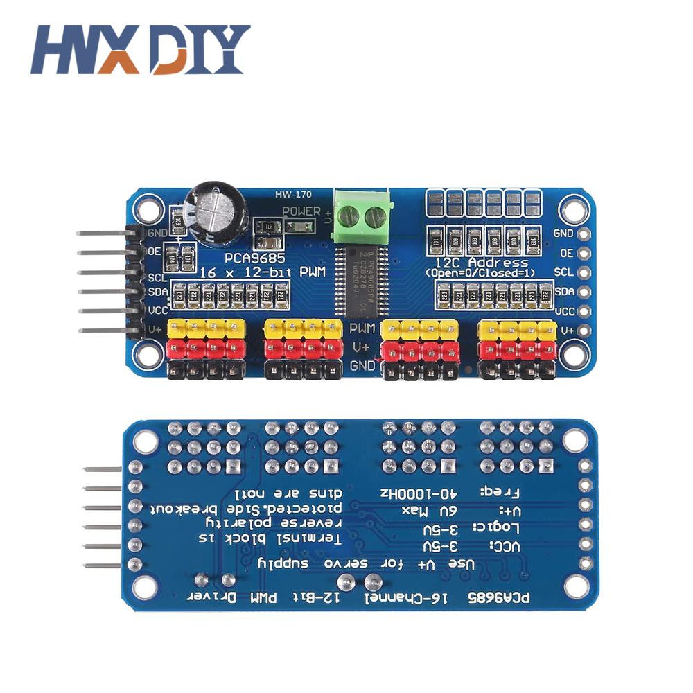 1-5 buah PCA9685 16 Channel 12 - Microbit Robot ulasan dan harga