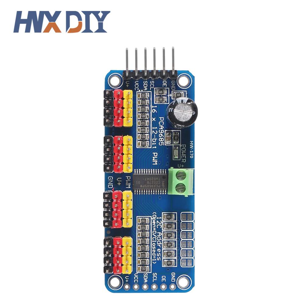 1-5 buah PCA9685 16 Channel 12 - Microbit Robot ulasan dan harga