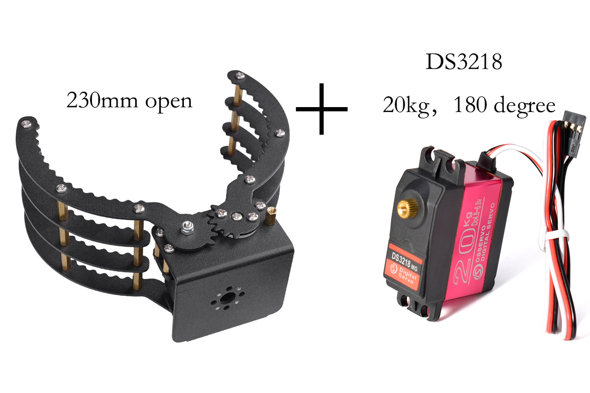 Penjepit Mekanis dengan Bukaan - Robot Gripper ulasan dan harga