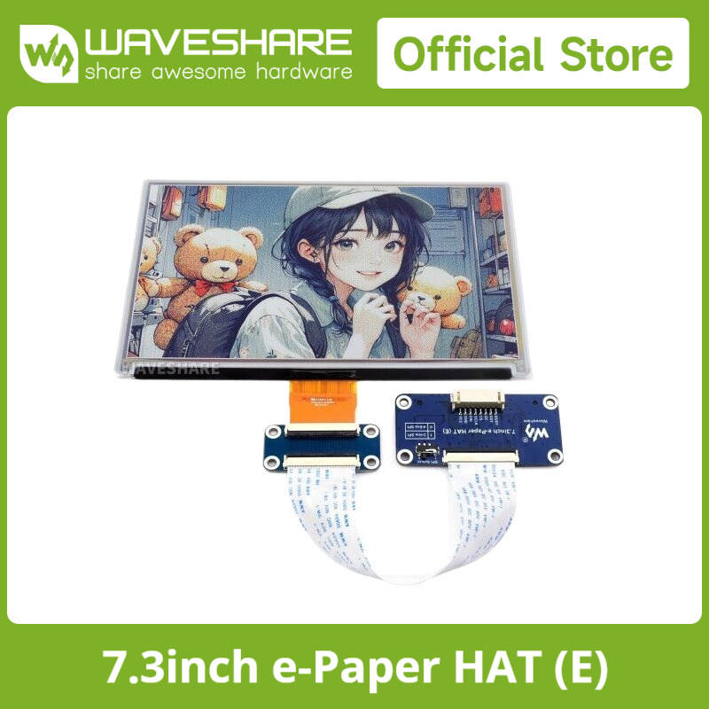 Layar E-Paper 6 Warna Waveshar - Arduino Robot ulasan dan harga
