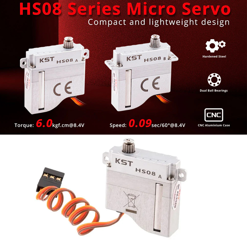 KST HS08A / HS08B HV Digital M - Micro Servo ulasan dan harga